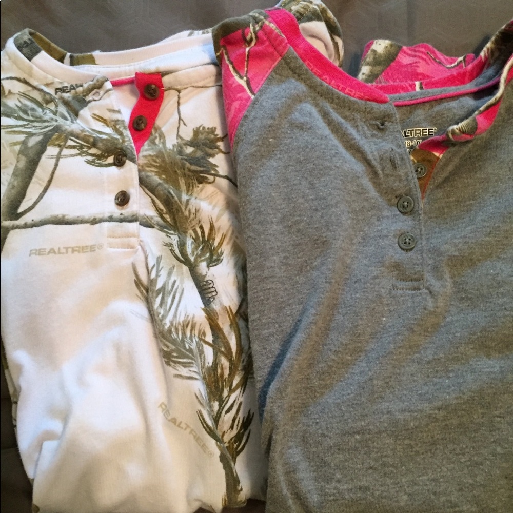 Real tree long sleeve lot!